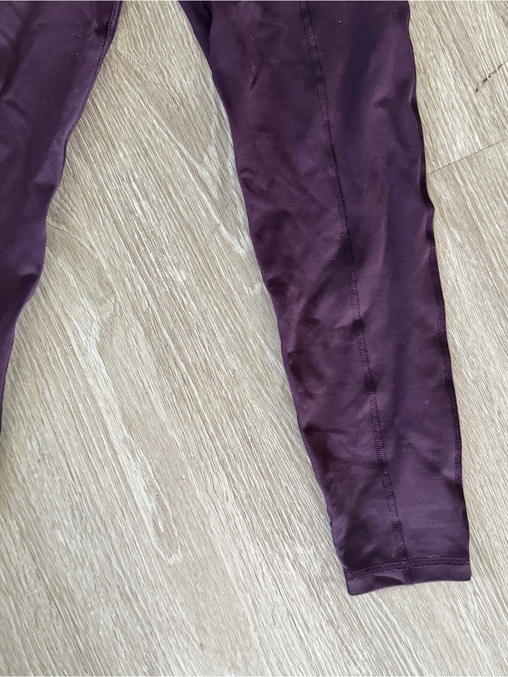 Nancy Rose Purple crop leggings sz 6 - Picture 2 of 7